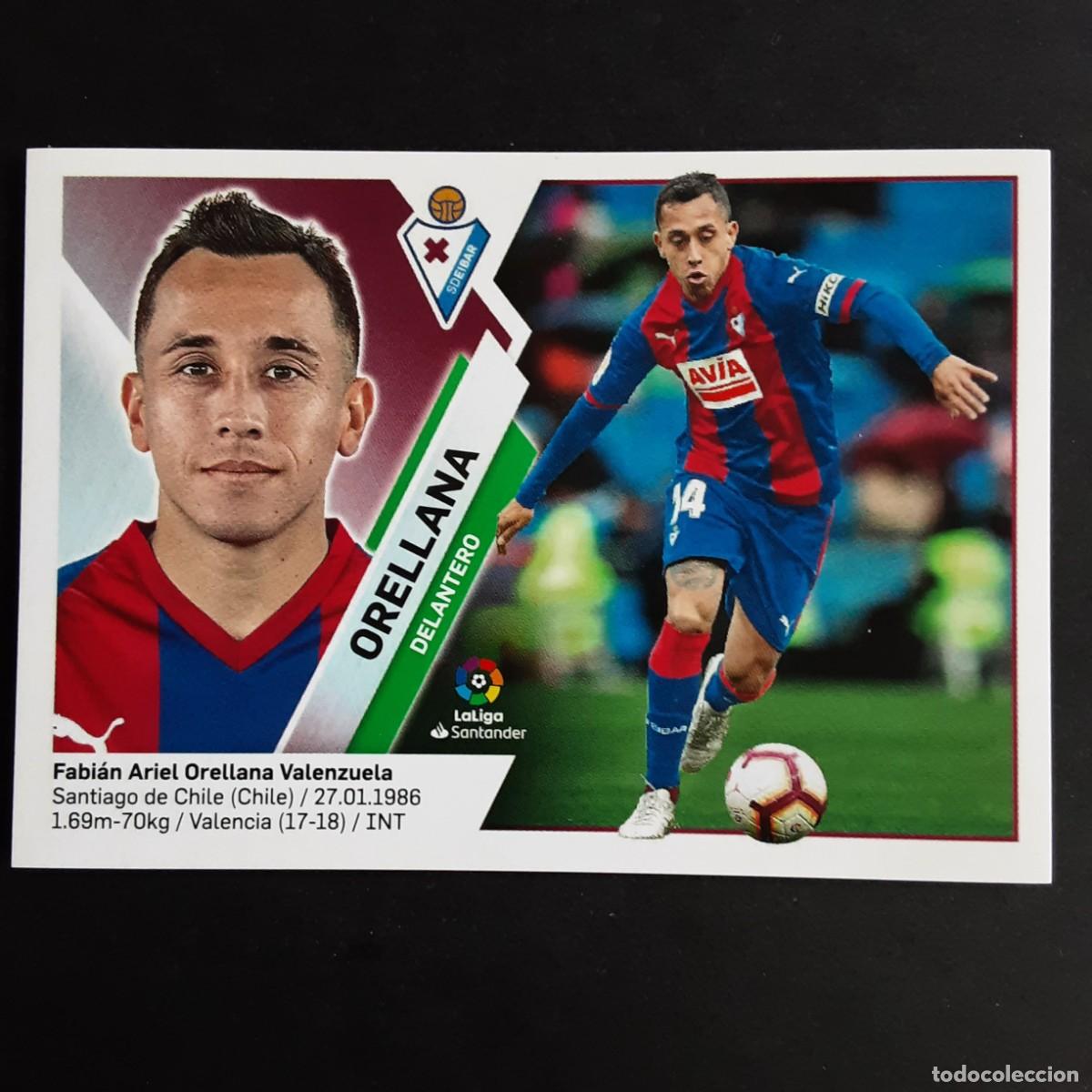 Cromos de f&uacute;tbol: CROMO LIGA 2019 2020 19 20 COLECCIONES ESTE PANINI N&ordm;13 ORELLANA-EIBAR NUNCA PEGADO