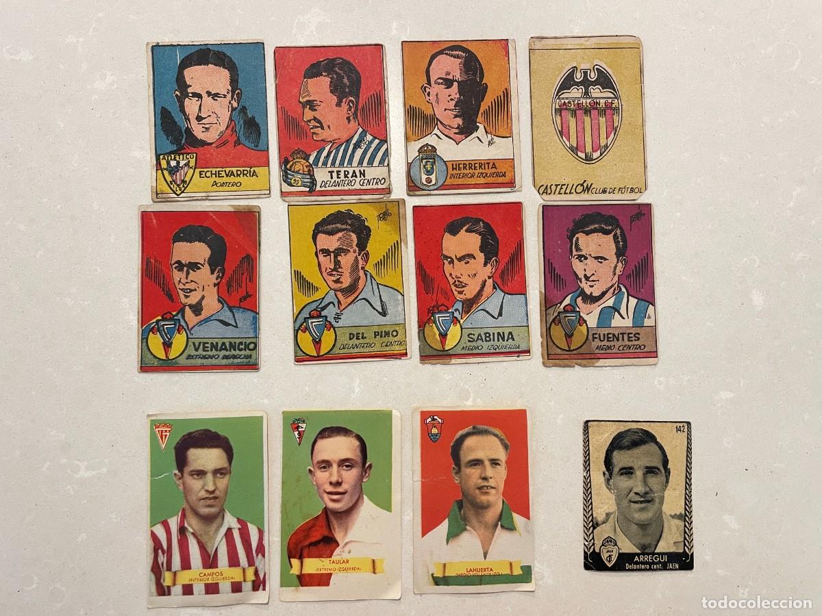 Cromos de F&uacute;tbol: Cromos de futbol - Ed. Bruguera 1953 y 1942 - Ed. cisne 1942 - ver detalles en la ultima fotografia