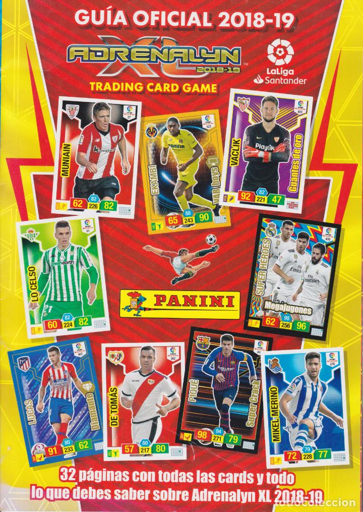 Figurine di Calcio: REVISTA GU&Iacute;A OFICIAL ADRENALYN XL 2018-19 PANINI - LALIGA SANTANDER