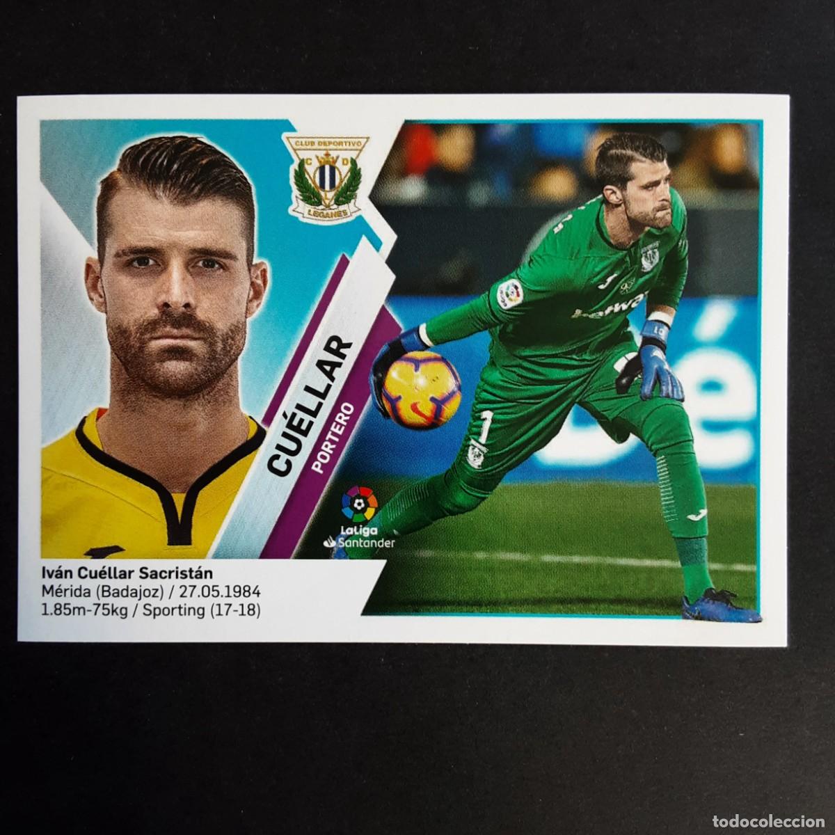 Cromos de F&uacute;tbol: CROMO LIGA 2019 2020 19 20 COLECCIONES ESTE PANINI N&ordm;1 CUELLAR-LEGANES NUNCA PEGADO
