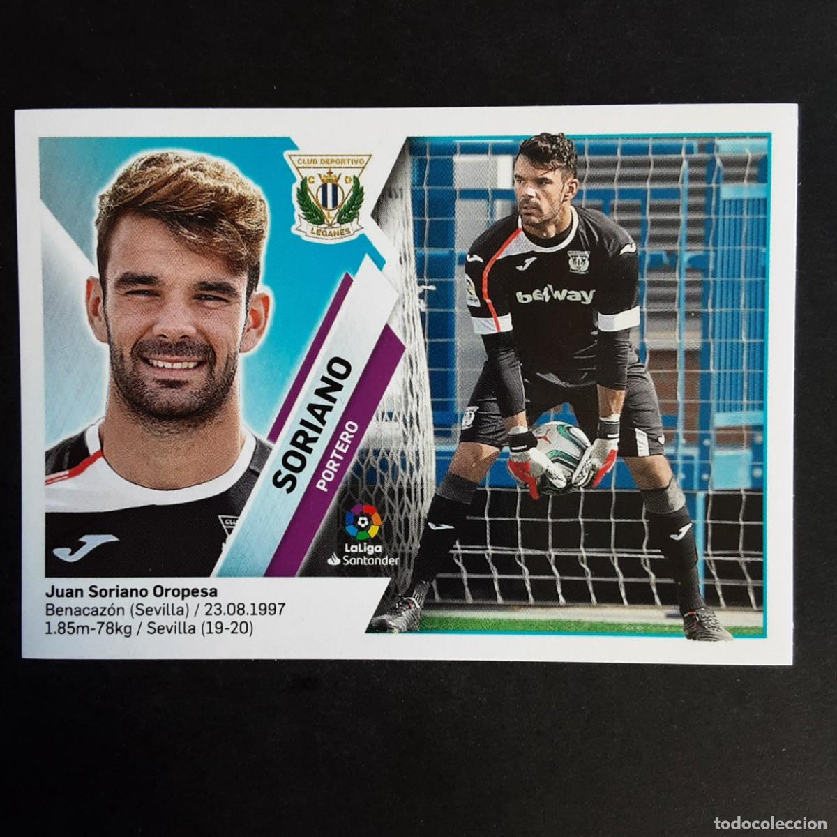 Cromos de F&uacute;tbol: CROMO LIGA 2019 2020 19 20 COLECCIONES ESTE PANINI N&ordm;2 SORIANO-LEGANES NUNCA PEGADO