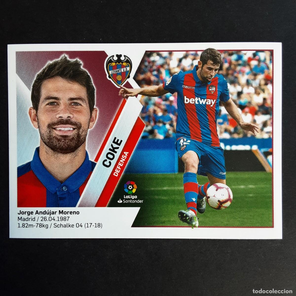 Fu&szlig;ball-Sticker: CROMO LIGA 2019 2020 19 20 COLECCIONES ESTE PANINI N&ordm;3 COKE-LEVANTE NUNCA PEGADO