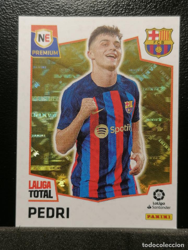 Figurine di Calcio: 481 PEDRI BARCELONA NEW ERA PREMIUM LA LIGA TOTAL 2022 2023 22 23 PANINI