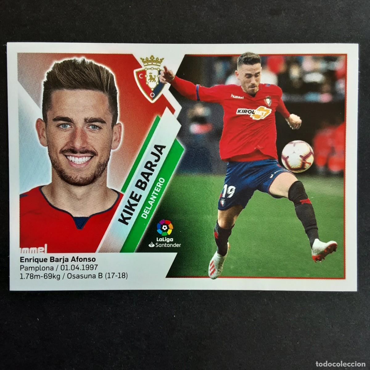 Cromos de f&uacute;tbol: CROMO LIGA 2019 2020 19 20 COLECCIONES ESTE PANINI N&ordm;14 KIKE BARJA-OSASUNA NUNCA PEGADO