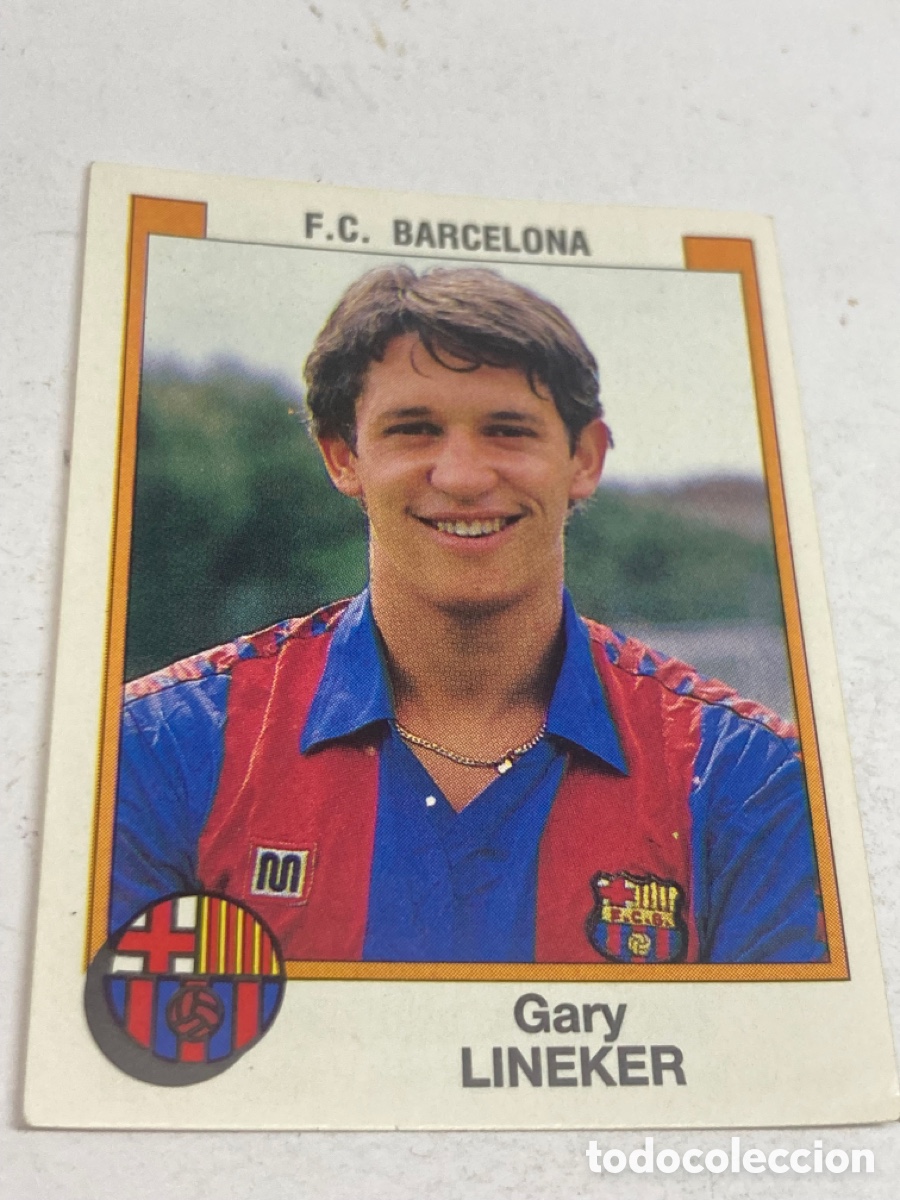 Figurine di Calcio: Cromos Panini F&uacute;tbol 88 F.C. BARCELONA Gary LINEKER