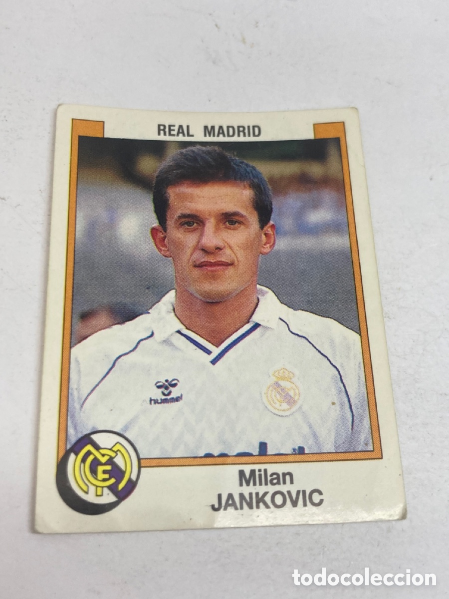 Cromos de f&uacute;tbol: Cromos Panini F&uacute;tbol 88 REAL MADRID Milan JANKOVIC