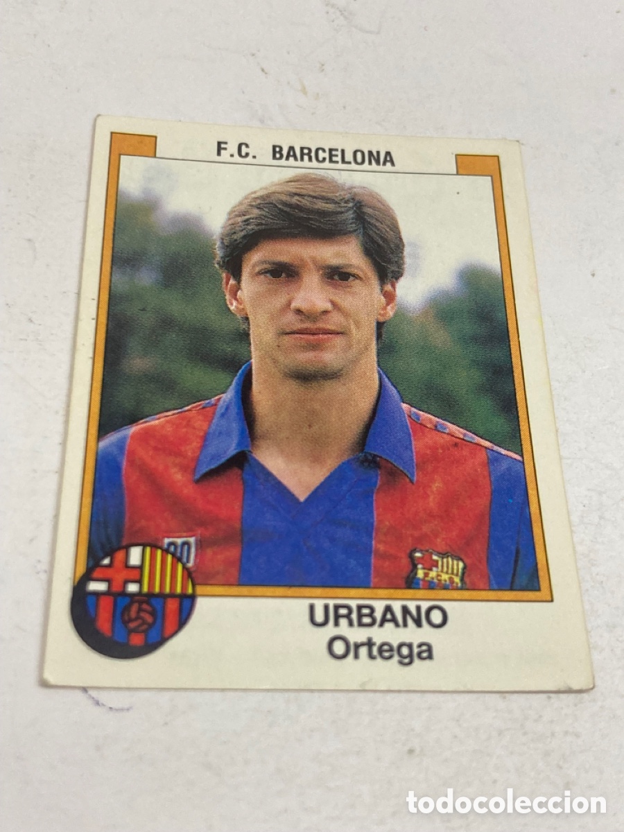 Figurine di Calcio: Cromos Panini F&uacute;tbol 88 F.C. BARCELONA URBANO Ortega