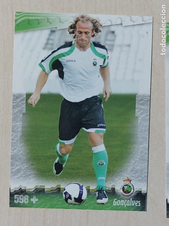 Football Stickers: N&ordm; 598 GONZALVES - MUNDICROMO - LAS FICHAS DE LA LIGA 2009 - ULTIMO FICHAJE