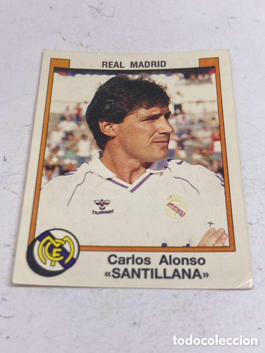 Fu&szlig;ball-Sticker: Cromos Panini F&uacute;tbol 88 REAL MADRID Carlos Alonso &laquo;SANTILLANA&raquo;