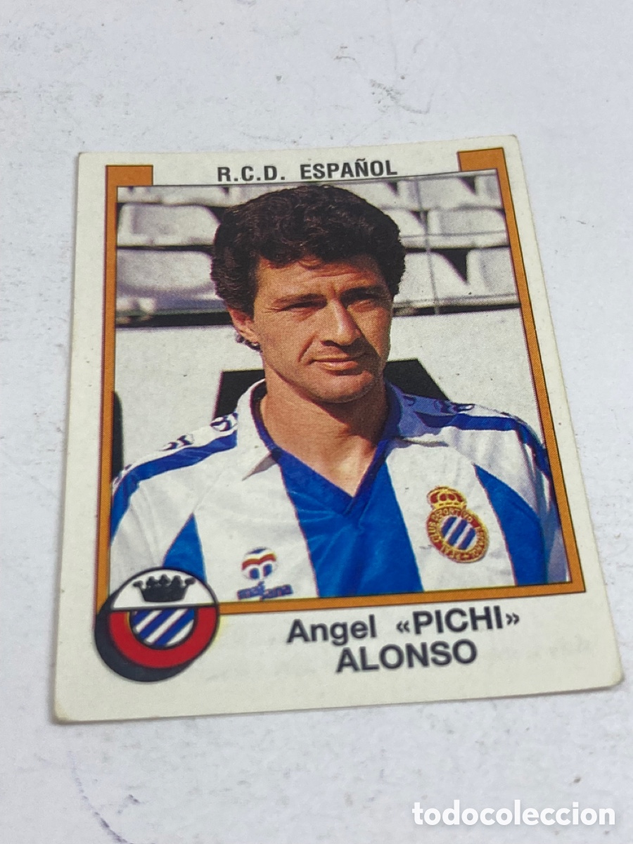 Fu&szlig;ball-Sticker: Cromos Panini F&uacute;tbol 88 R.C.D. ESPA&Ntilde;OL Angel &laquo;PICHI&raquo; ALONSO /PAPEL1
