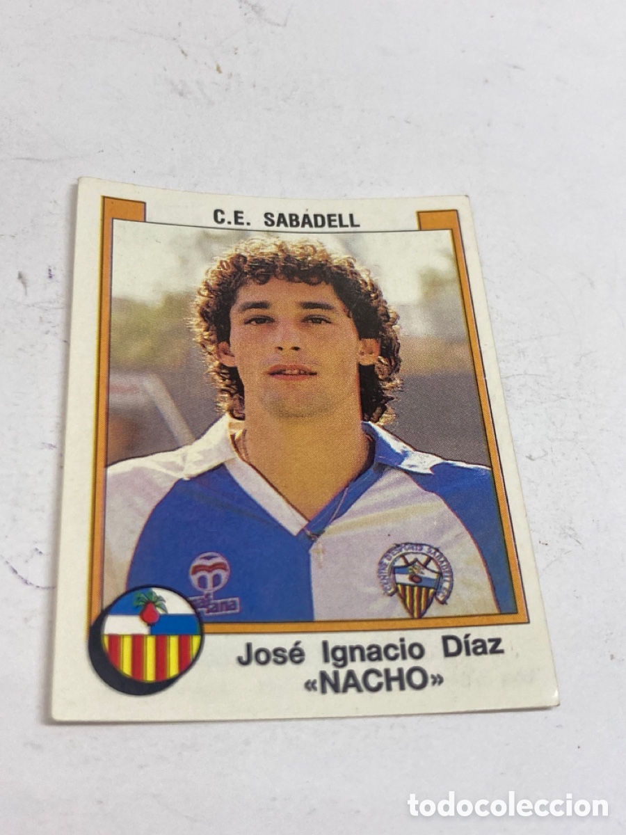 Fu&szlig;ball-Sticker: Cromo Panini F&uacute;tbol 88 C.E. SABADELL Jos&eacute; Ignacio D&iacute;az &rdquo;NACHO&raquo; /PAPEL2