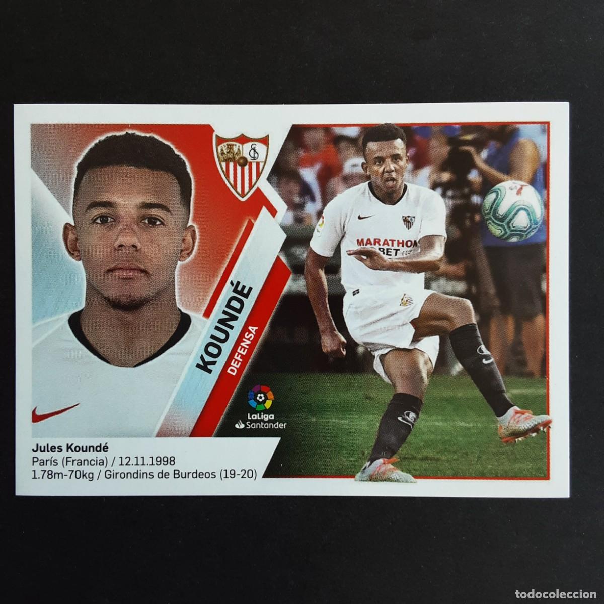Cromos de F&uacute;tbol: CROMO LIGA 2019 2020 19 20 COLECCIONES ESTE PANINI N&ordm;6 KOUNDE-SEVILLA NUNCA PEGADO