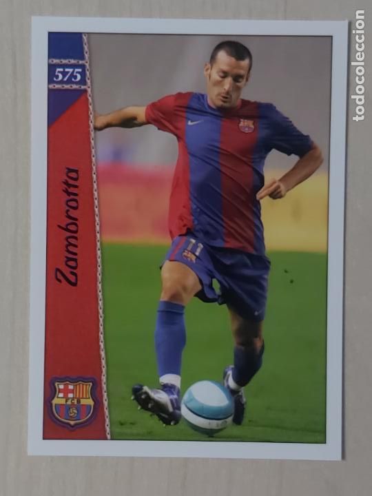 Cromos de Futebol: N&ordm; 575 ZAMBROTTA - MUNDICROMO - LAS FICHAS DE LA LIGA 2007 - ULTIMO FICHAJE +