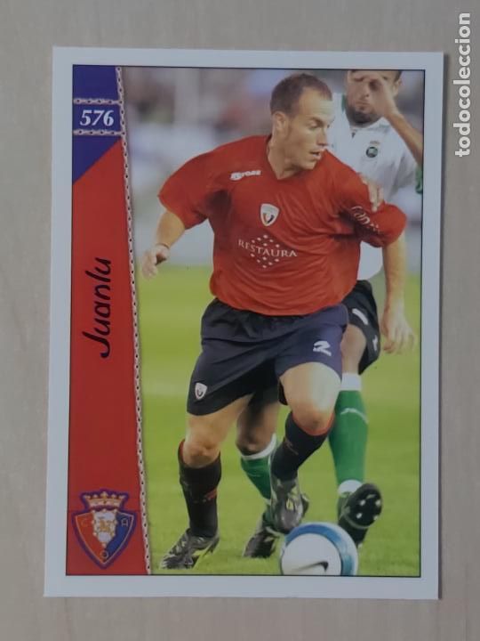 Football Stickers: N&ordm; 576 JUANLU- MUNDICROMO - LAS FICHAS DE LA LIGA 2007 - ULTIMO FICHAJE +