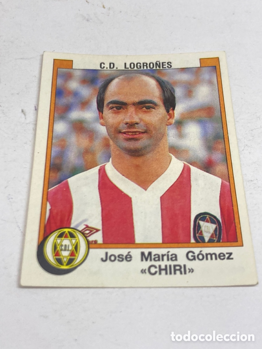 Football Stickers: Cromo panini de f&uacute;tbol 88 C.D. LOGRO&Ntilde;ESJos&eacute; Mar&iacute;a G&oacute;mez &laquo;CHIRI&raquo; /PAPEL2