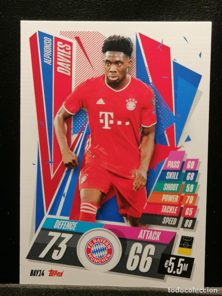 Cromos de f&uacute;tbol: BAY14 DAVES BAYERN MUNICH MATCH ATTAX CHAMPIONS 2020 2021 20 21