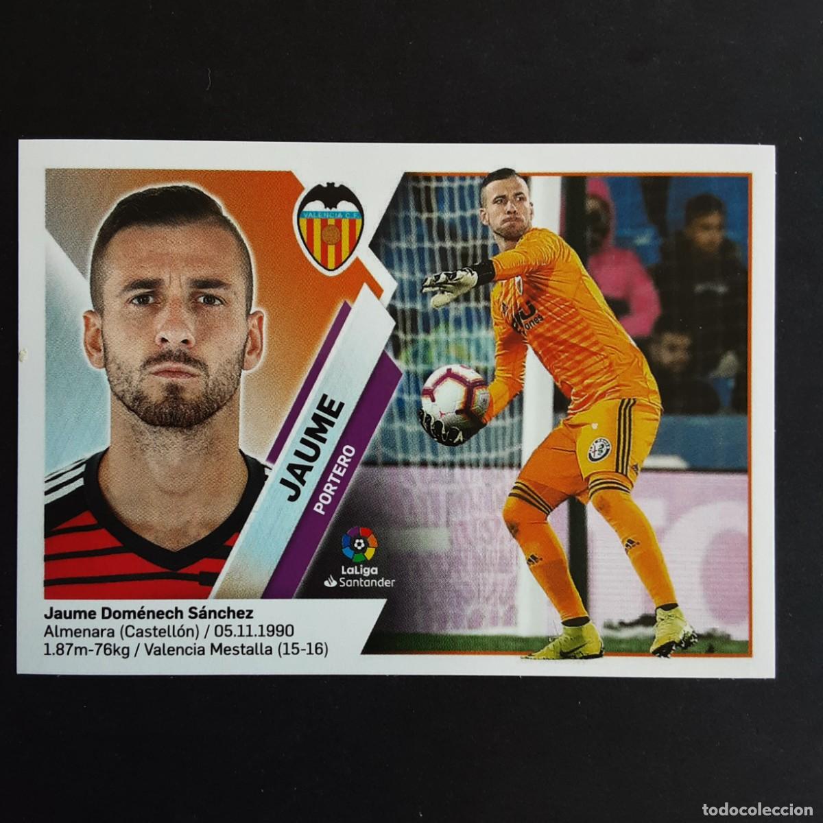 Cromos de F&uacute;tbol: CROMO LIGA 2019 2020 19 20 COLECCIONES ESTE PANINI N&ordm;2 JAUME-VALENCIA NUNCA PEGADO