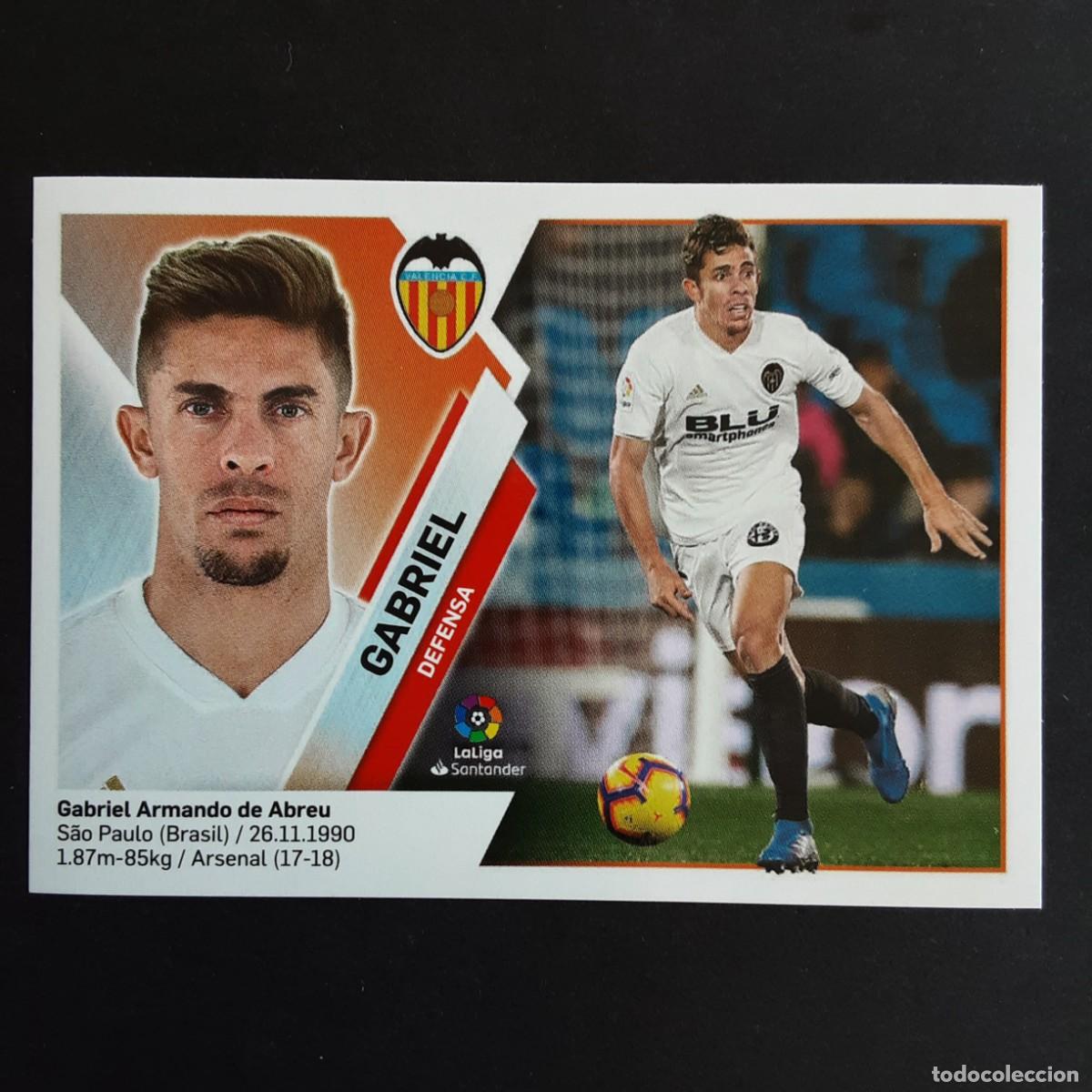 Football Stickers: CROMO LIGA 2019 2020 19 20 COLECCIONES ESTE PANINI N&ordm;4 GABRIEL-VALENCIA NUNCA PEGADO