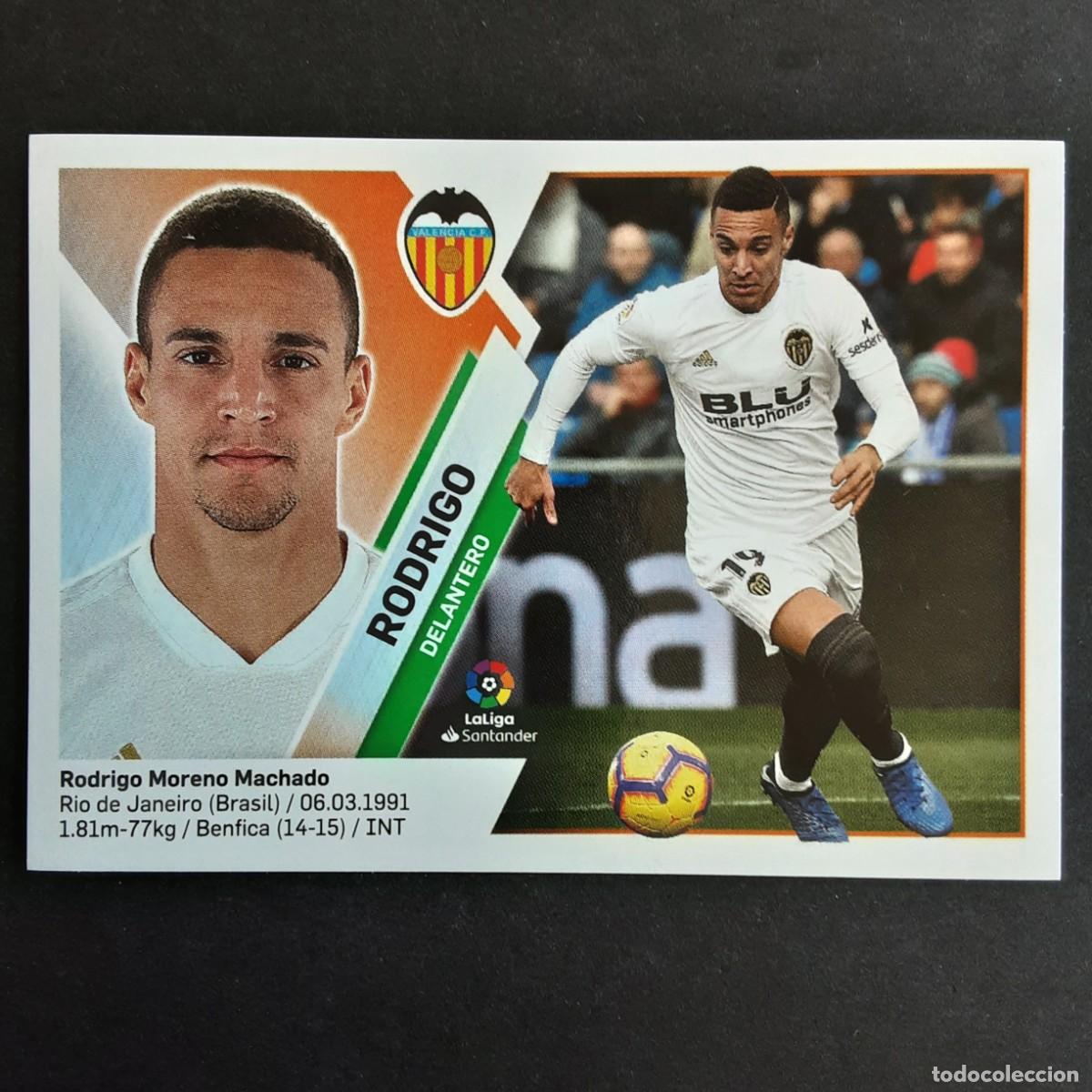 Cromos de F&uacute;tbol: CROMO LIGA 2019 2020 19 20 COLECCIONES ESTE PANINI N&ordm;14A RODRIGO-VALENCIA NUNCA PEGADO