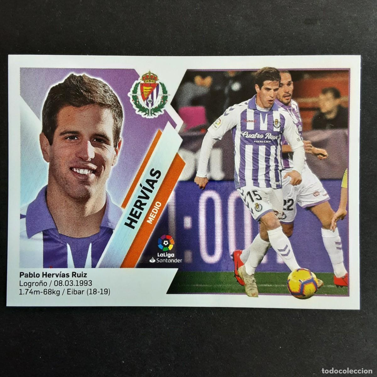 Cartes &agrave; collectionner de Football: CROMO LIGA 2019 2020 19 20 COLECCIONES ESTE PANINI N&ordm;11A HERVIAS-VALLADOLID NUNCA PEGADO