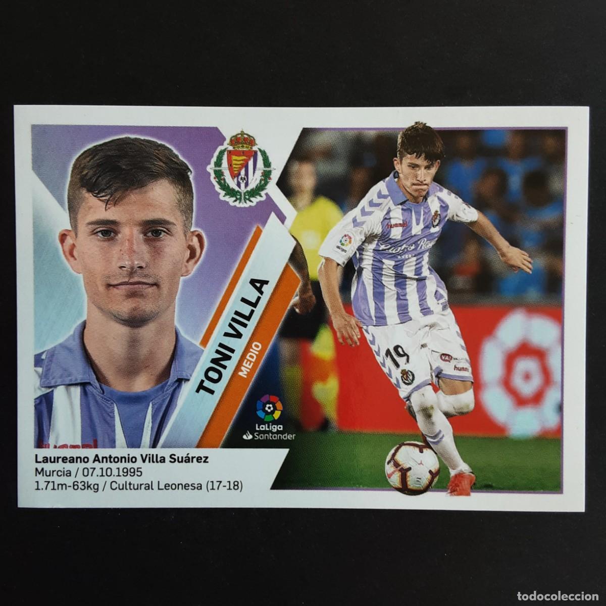 Football Stickers: CROMO LIGA 2019 2020 19 20 COLECCIONES ESTE PANINI N&ordm;12 TONI VILLA-VALLADOLID NUNCA PEGADO