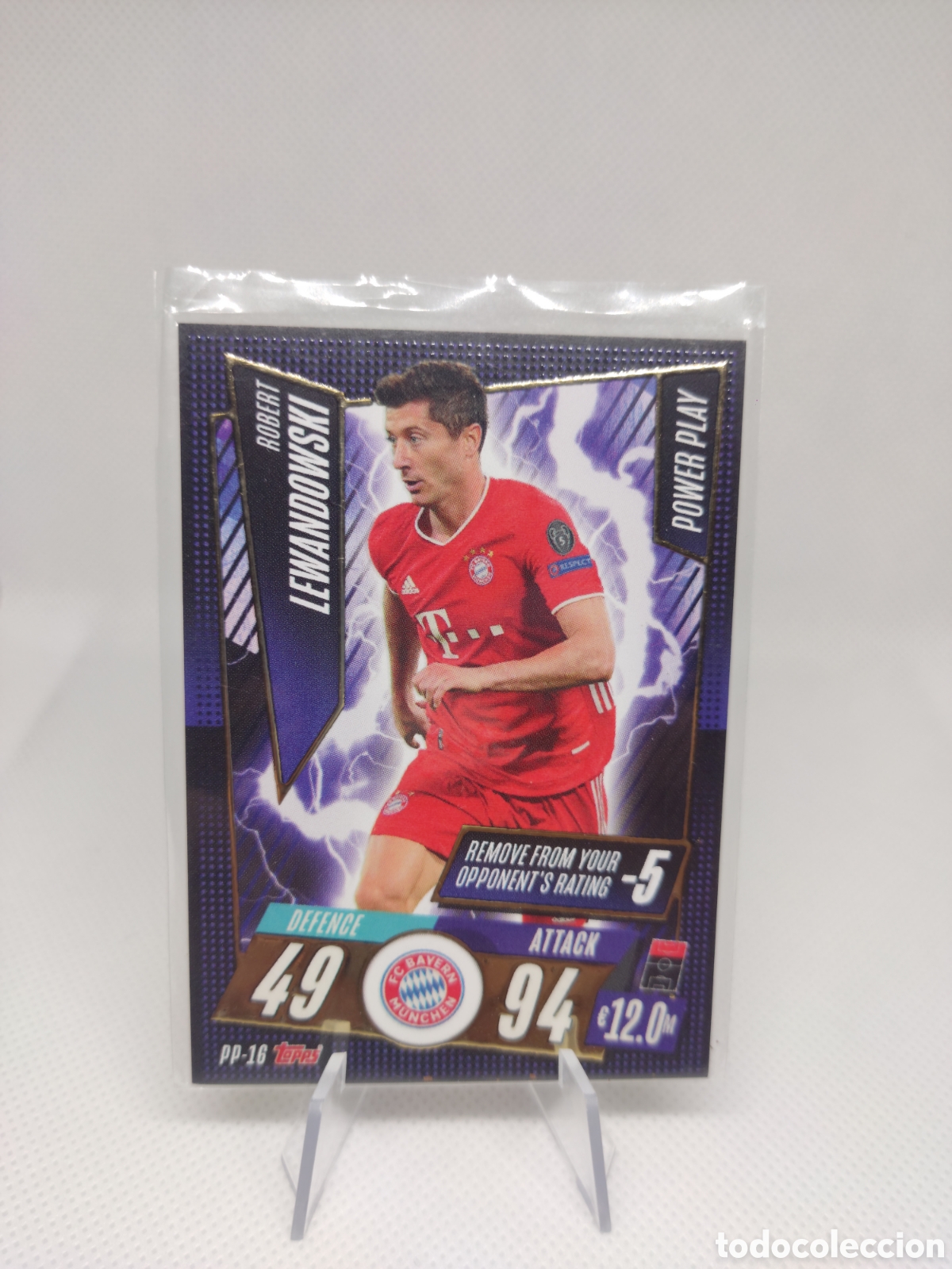 Cromos de f&uacute;tbol: Lewandowski power play PP16 match attax - Foto 1