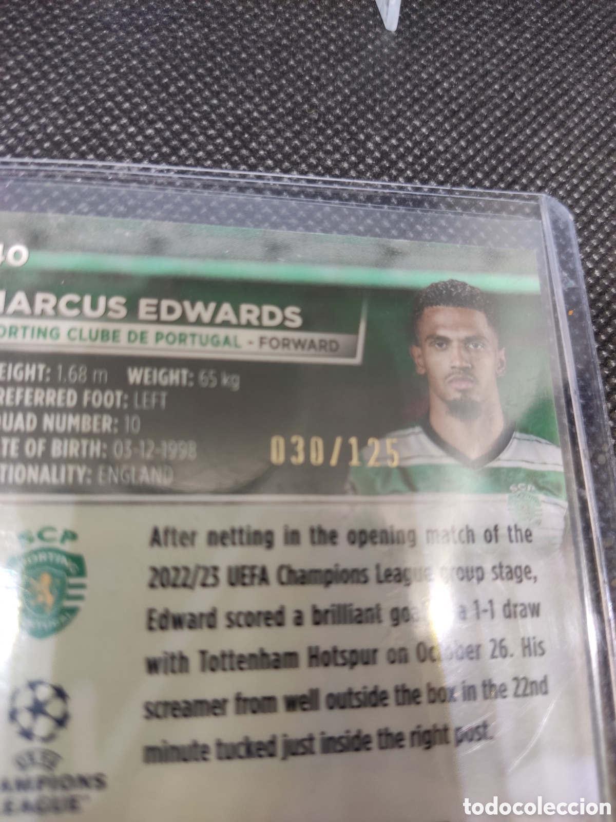 Cromos de f&uacute;tbol: /125 Marcus edwards stadium chrome 22/23 - Foto 3