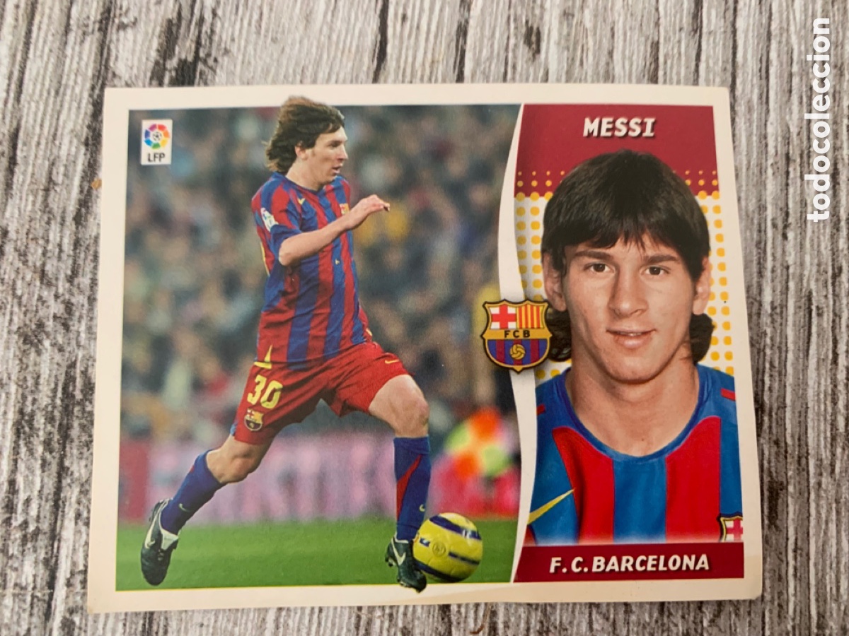 Cromos de f&uacute;tbol: Messi ediciones este 2006 2007 - Foto 1