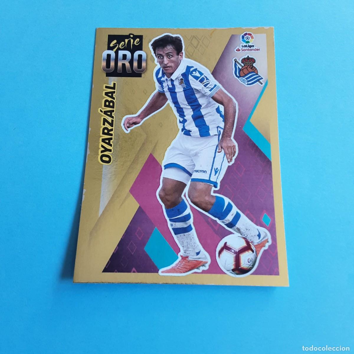 Cromos de f&uacute;tbol: CROMO LIGA 2019 2020 19 20 COLECCIONES ESTE PANINI SERIE ORO N&ordm;9 OYARZABAL-R.SOCIEDAD NUNCA PEGADO
