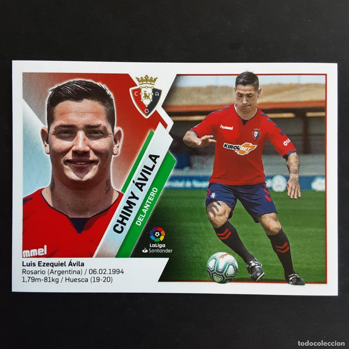 Cromos de F&uacute;tbol: CROMO LIGA 2019 2020 19 20 COLECCIONES ESTE PANINI FICHAJE N&ordm;3 CHIMY AVILA-OSASUNA NUNCA PEGADO