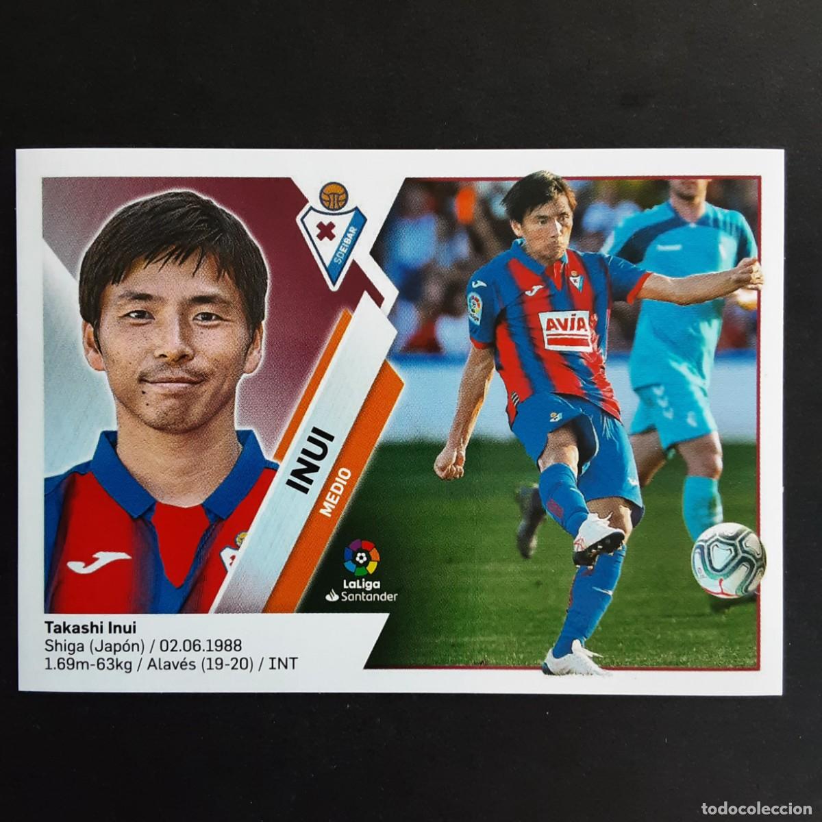 Cromos de f&uacute;tbol: CROMO LIGA 2019 2020 COLECCIONES ESTE PANINI FICHAJE N&ordm;45 INUI-EIBAR NUNCA PEGADO