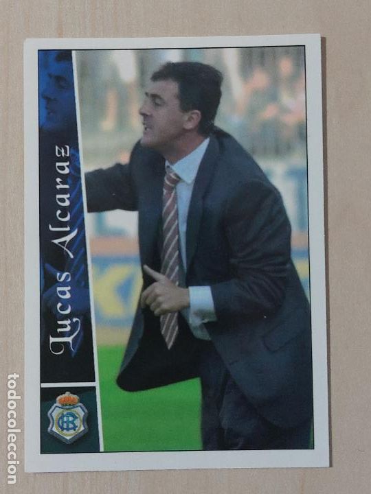 Football Stickers: N&ordm; 516 LUCAS ALVAREZ - MUNDICROMO - LAS FICHAS DE LA LIGA 2003 - RECREATIVO DE HUELVA