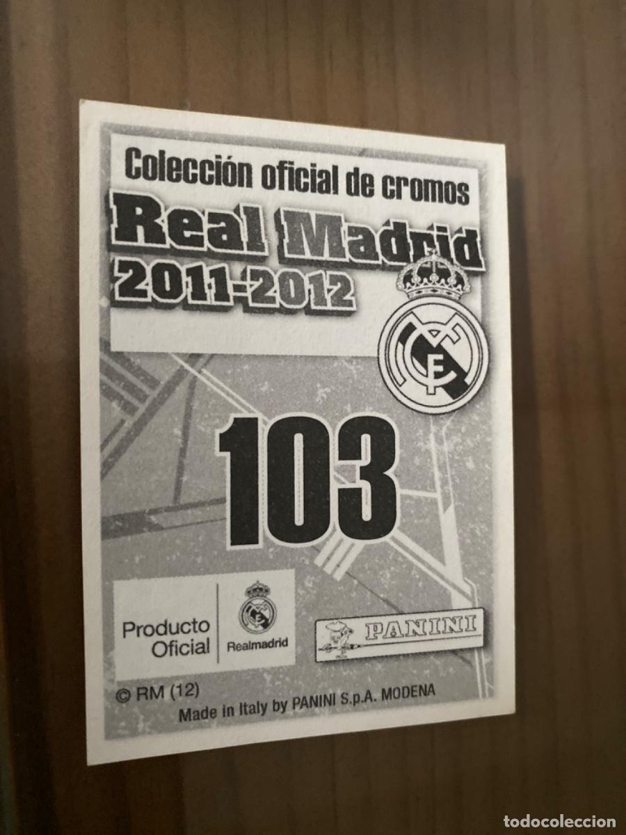 Cromos de f&uacute;tbol: CROMO REAL MADRID 2011 2012 N&ordm; 103 - Foto 2