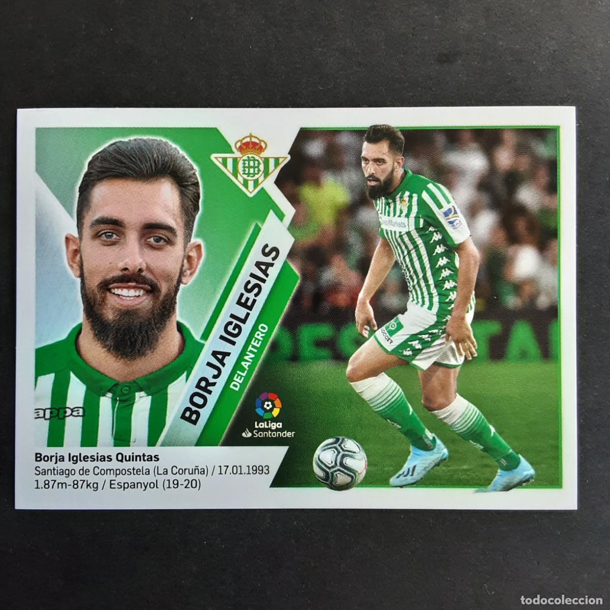 Cromos de F&uacute;tbol: CROMO LIGA 2019 2020 COLECCIONES ESTE PANINI FICHAJE N&ordm;53 BORJA IGLESIAS-BETIS NUNCA PEGADO