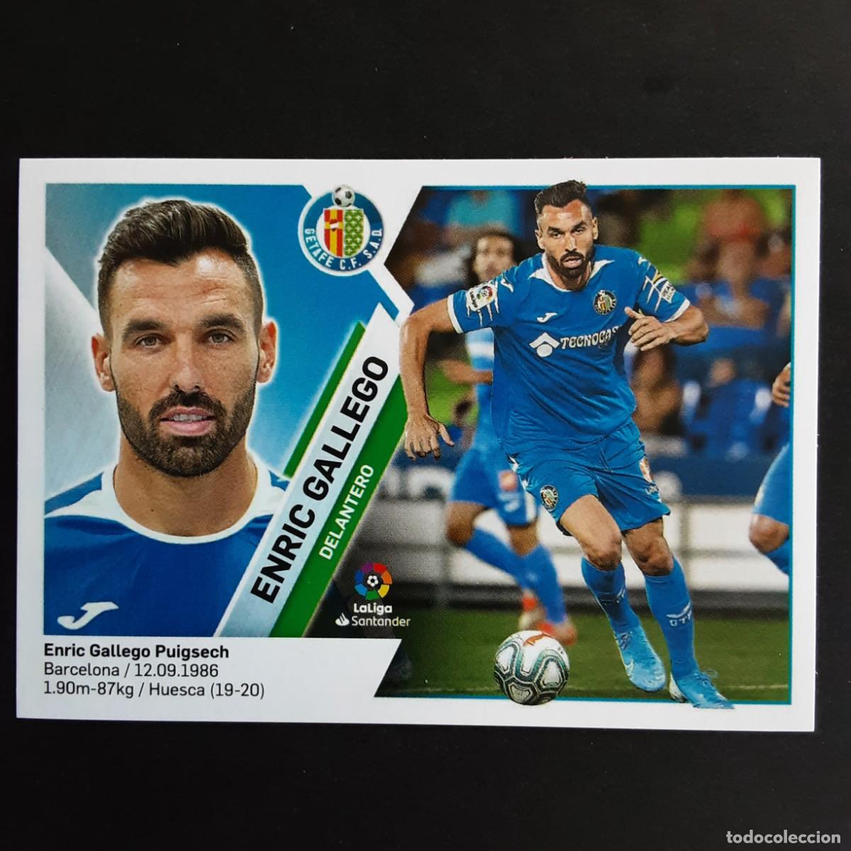 Cromos de f&uacute;tbol: CROMO LIGA 2019 2020 COLECCIONES ESTE PANINI FICHAJE N&ordm;54 ENRIC GALLEGO-GETAFE NUNCA PEGADO
