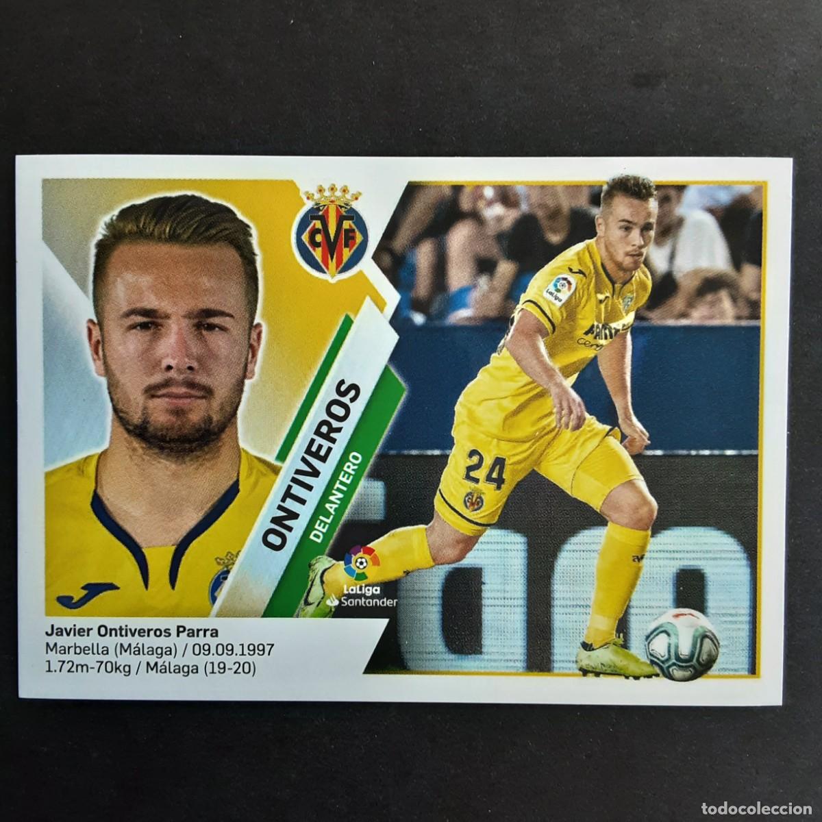 Cromos de f&uacute;tbol: CROMO LIGA 2019 2020 COLECCIONES ESTE PANINI FICHAJE N&ordm;55 ONTIVEROS-VILLARREAL NUNCA PEGADO