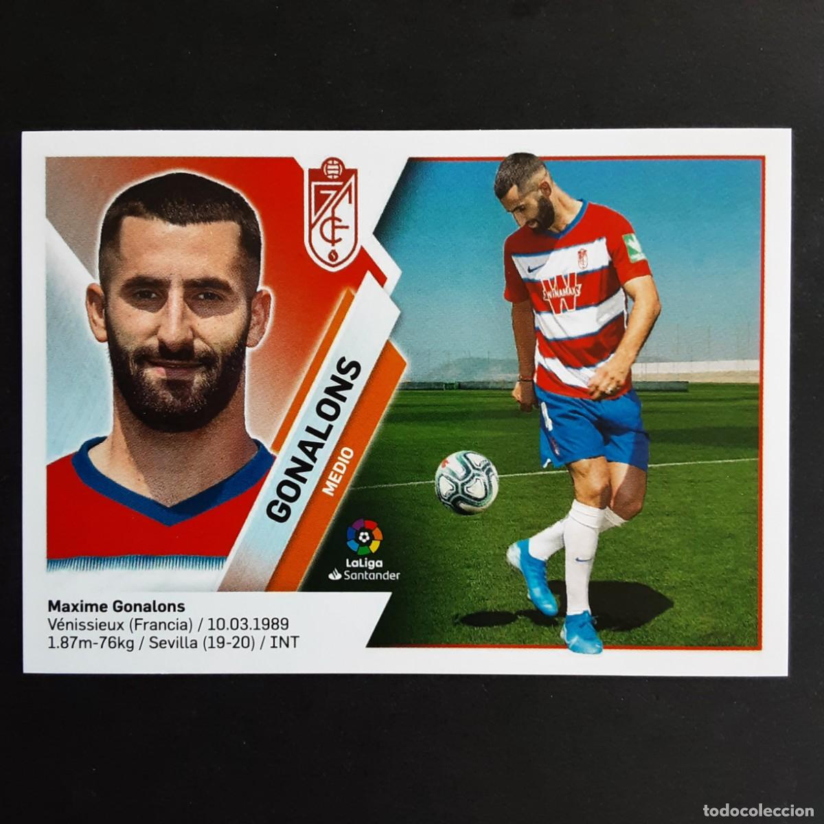 Football Stickers: CROMO LIGA 2019 2020 COLECCIONES ESTE PANINI FICHAJE N&ordm;60 GONALONS-GRANADA NUNCA PEGADO