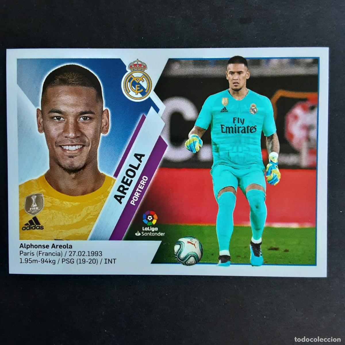 Cromos de f&uacute;tbol: CROMO LIGA 2019 2020 COLECCIONES ESTE PANINI COLOCA N&ordm;2 BIS AREOLA-R.MADRID NUNCA PEGADO