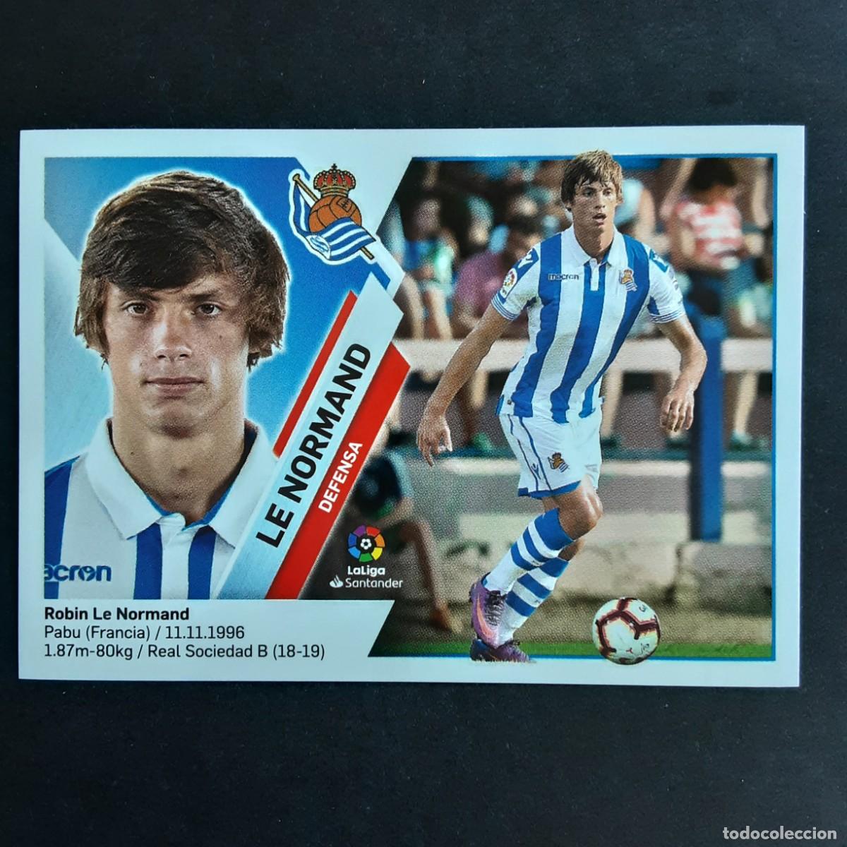 Fu&szlig;ball-Sticker: CROMO LIGA 2019 2020 COLECCIONES ESTE PANINI COLOCA N&ordm;6 BIS LE NORMAND-R.SOCIEDAD NUNCA PEGADO