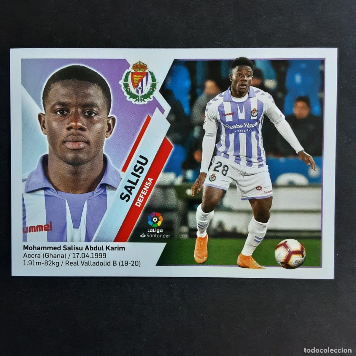 Fu&szlig;ball-Sticker: CROMO LIGA 2019 2020 COLECCIONES ESTE PANINI COLOCA N&ordm;7 BIS SALISU-VALLADOLID NUNCA PEGADO