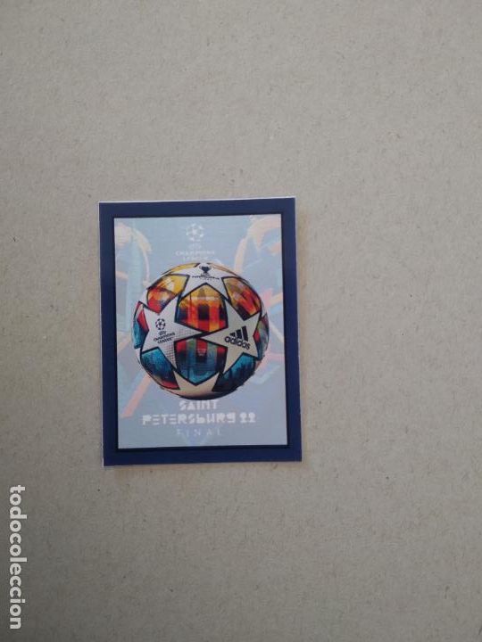 Cromos de f&uacute;tbol: BAL&Oacute;N PELOTA ADIDAS CROMO FUTBOL UEFA CHAMPIONS LEAGUE 2021-2022 BOYCOL COLECCIONES 21-22