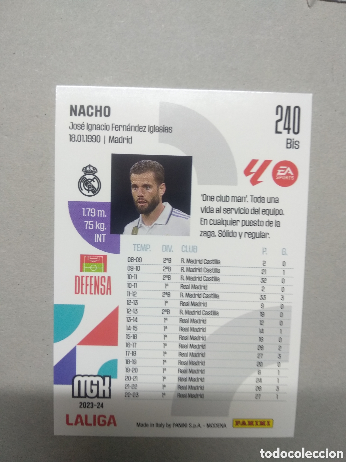 Cromos de f&uacute;tbol: MEGACRACKS 23-24 240 BIS NACHO - Foto 2