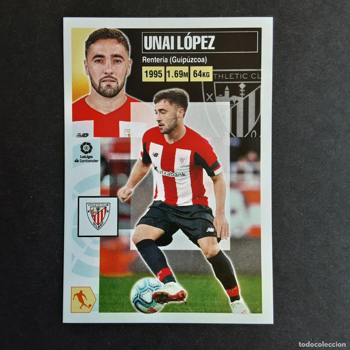 Cromos de F&uacute;tbol: CROMO LIGA 2020 2021 20 21 COLECCIONES ESTE PANINI N&ordm;12 UNAI LOPEZ-ATH.BILBAO NUNCA PEGADO