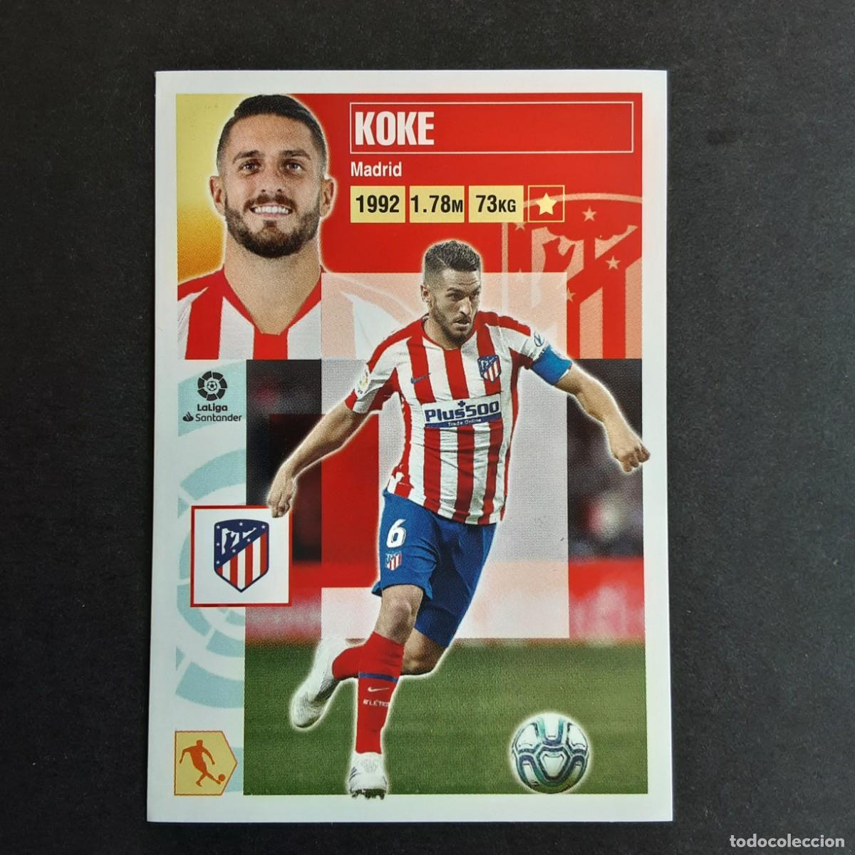 Cromos de Futebol: CROMO LIGA 2020 2021 20 21 COLECCIONES ESTE PANINI N&ordm;12 KOKE-AT.MADRID NUNCA PEGADO
