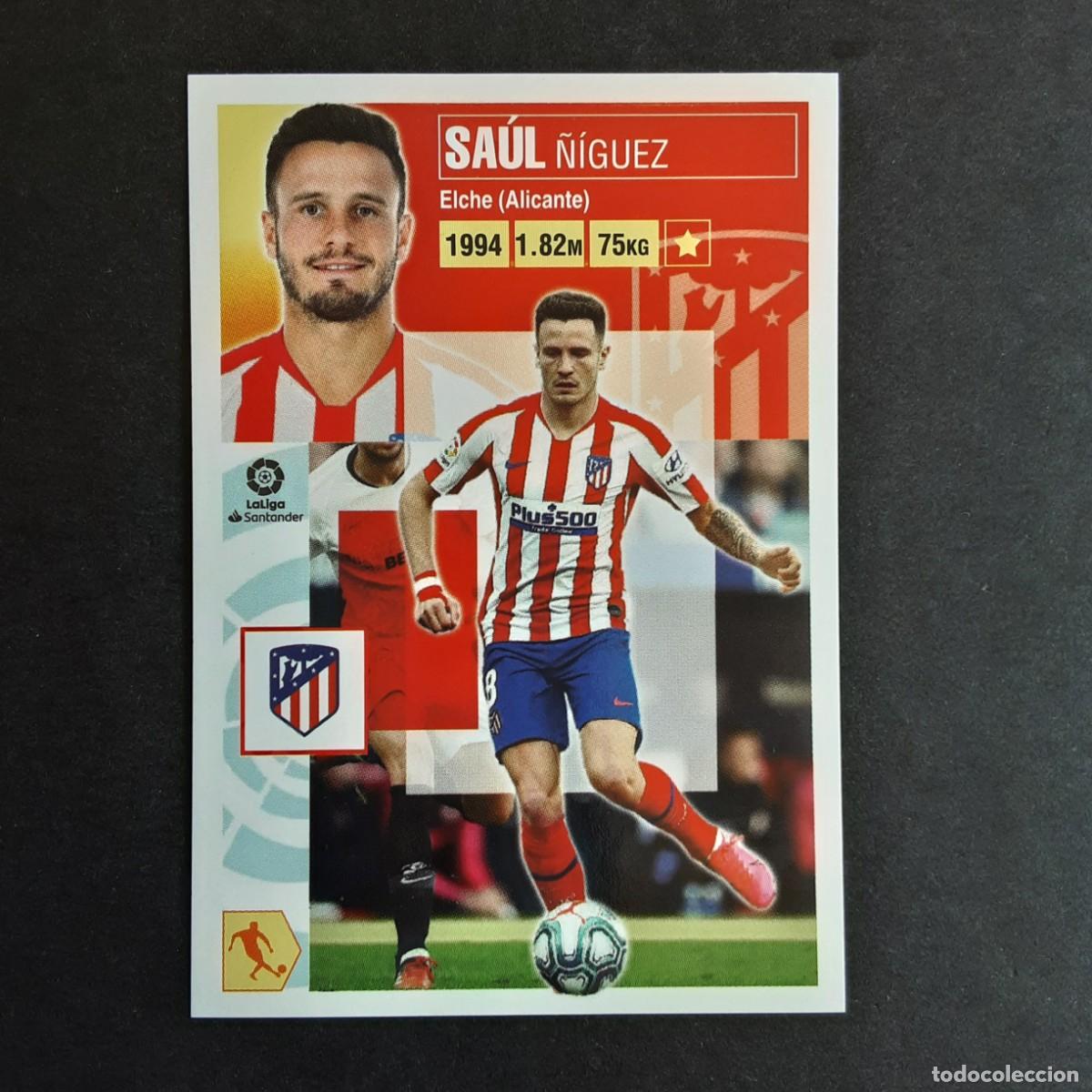 Football Stickers: CROMO LIGA 2020 2021 20 21 COLECCIONES ESTE PANINI N&ordm;13 SAUL-AT.MADRID NUNCA PEGADO