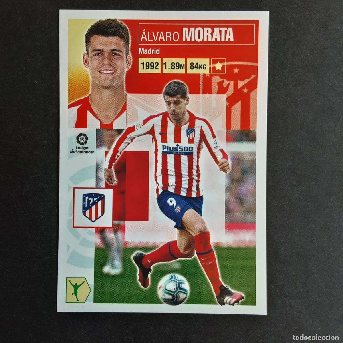 Cromos de f&uacute;tbol: CROMO LIGA 2020 2021 20 21 COLECCIONES ESTE PANINI N&ordm;17 MORATA-AT.MADRID NUNCA PEGADO