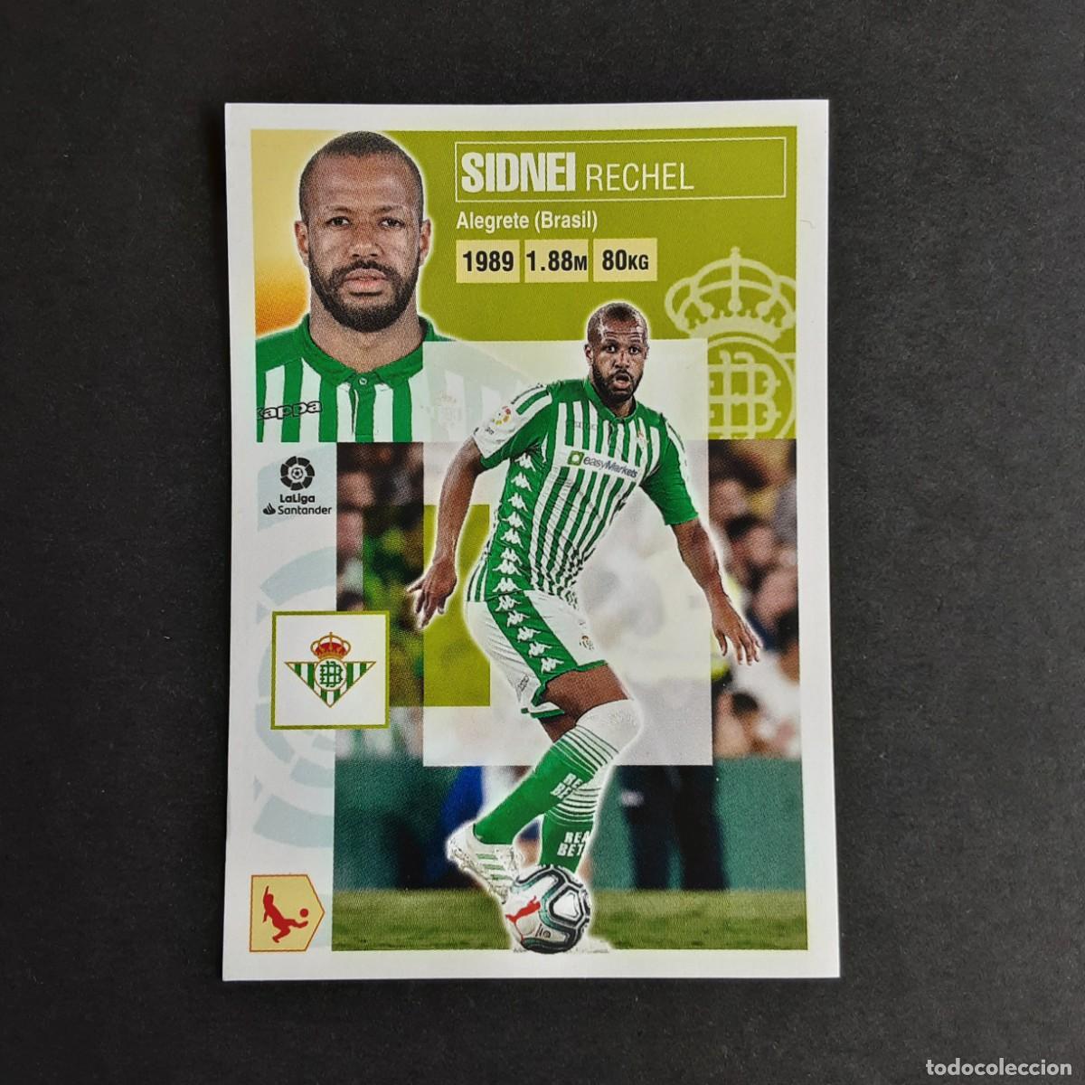 Cromos de F&uacute;tbol: CROMO LIGA 2020 2021 20 21 COLECCIONES ESTE PANINI N&ordm;6 SIDNEI-BETIS NUNCA PEGADO