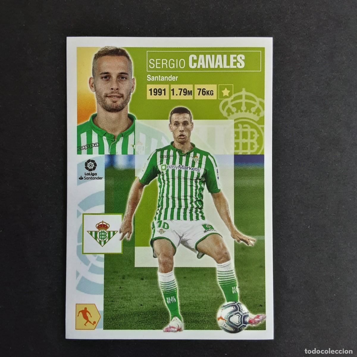 Cromos de F&uacute;tbol: CROMO LIGA 2020 2021 20 21 COLECCIONES ESTE PANINI N&ordm;13 CANALES-BETIS NUNCA PEGADO
