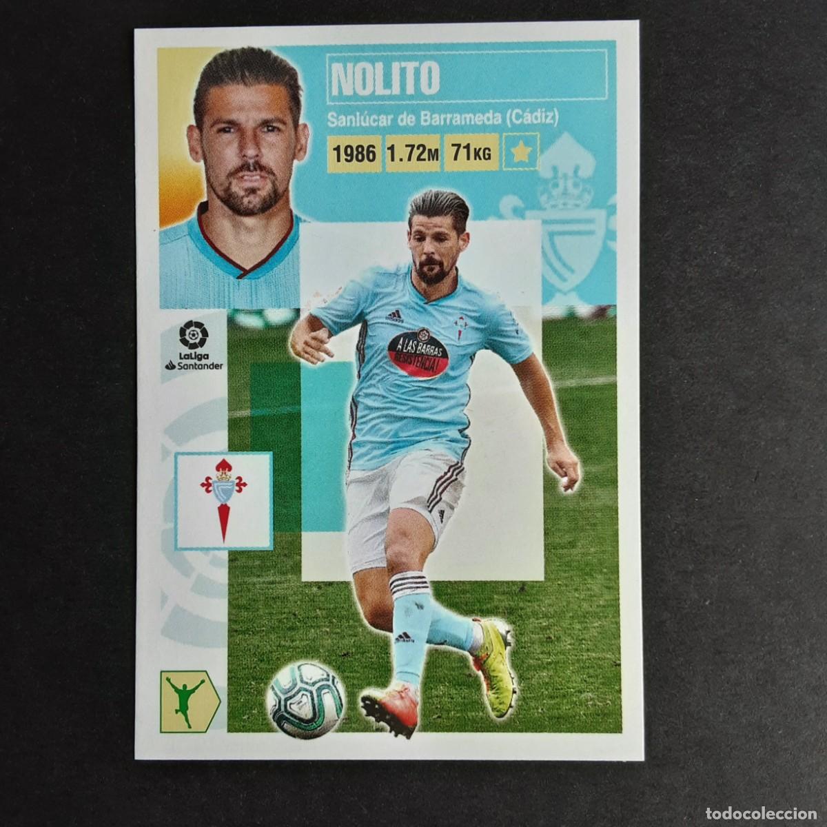 Cromos de F&uacute;tbol: CROMO LIGA 2020 2021 20 21 COLECCIONES ESTE PANINI N&ordm;15 NOLITO-CELTA NUNCA PEGADO