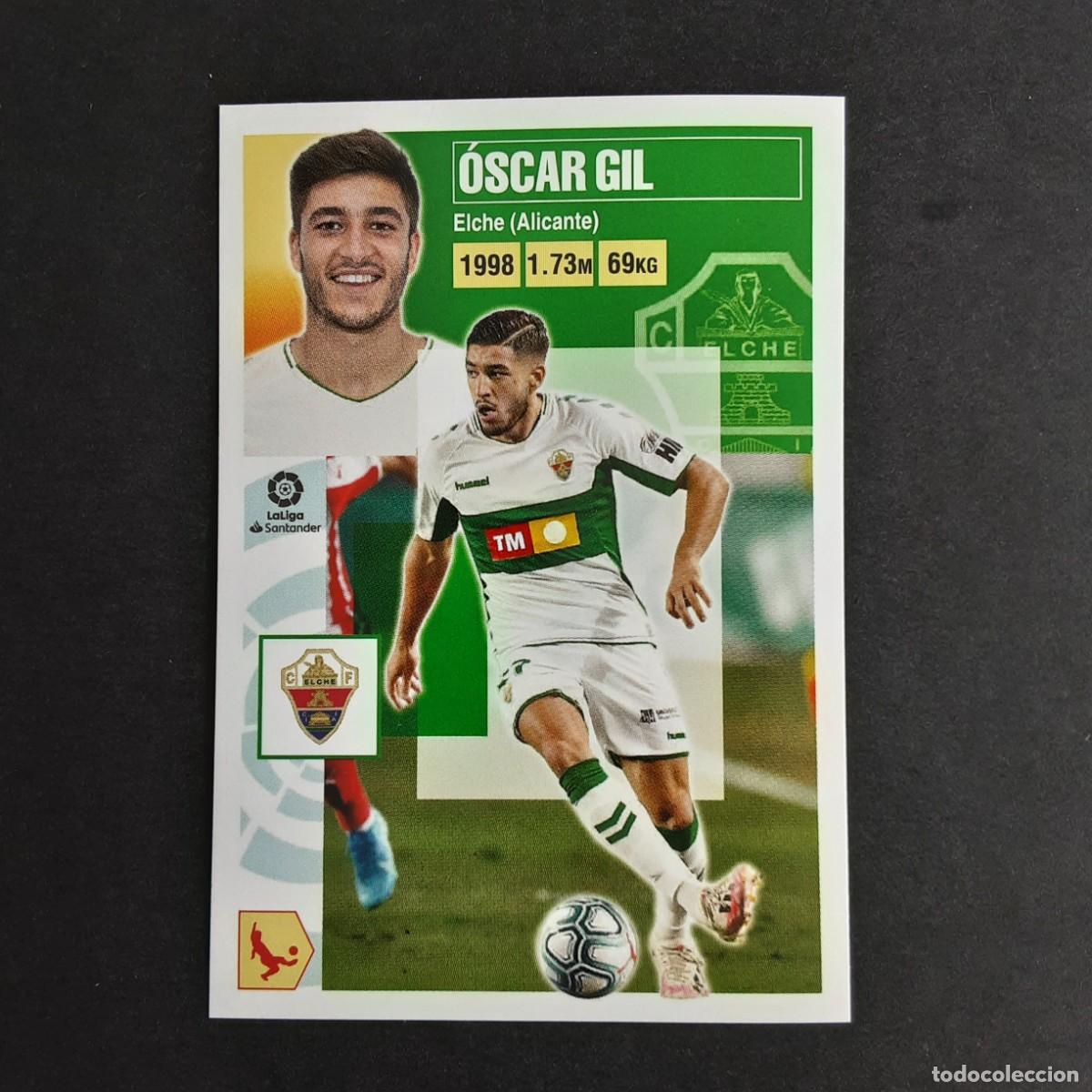 Figurine di Calcio: CROMO LIGA 2020 2021 20 21 COLECCIONES ESTE PANINI N&ordm;4 OSCAR GIL-ELCHE NUNCA PEGADO